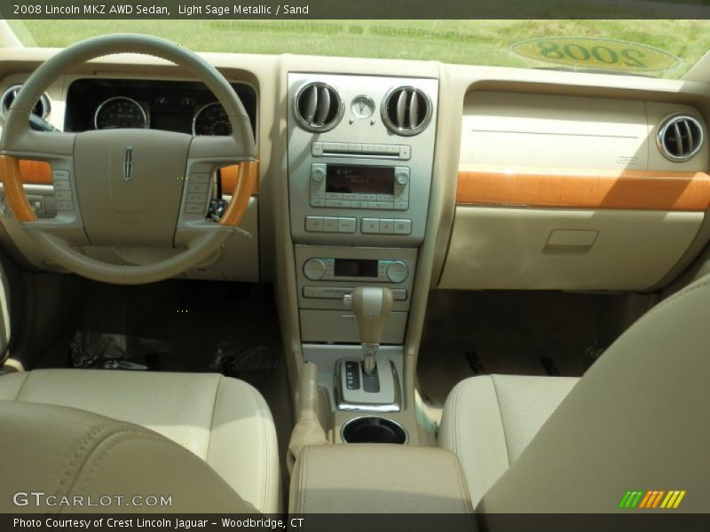 Dashboard of 2008 MKZ AWD Sedan