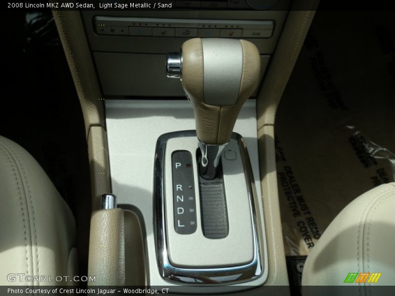  2008 MKZ AWD Sedan 6 Speed Automatic Shifter
