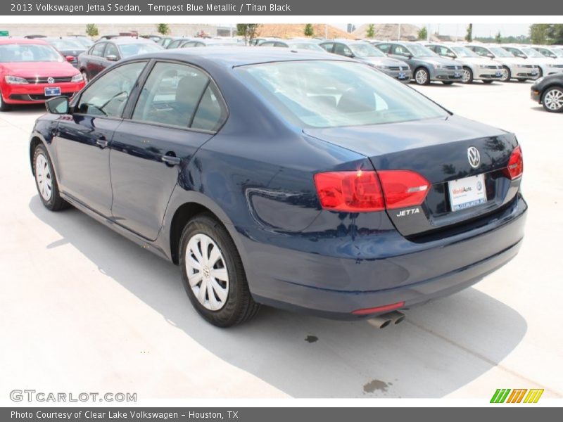 Tempest Blue Metallic / Titan Black 2013 Volkswagen Jetta S Sedan