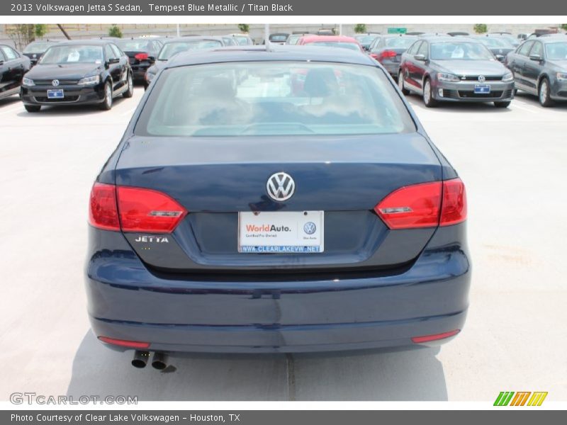 Tempest Blue Metallic / Titan Black 2013 Volkswagen Jetta S Sedan