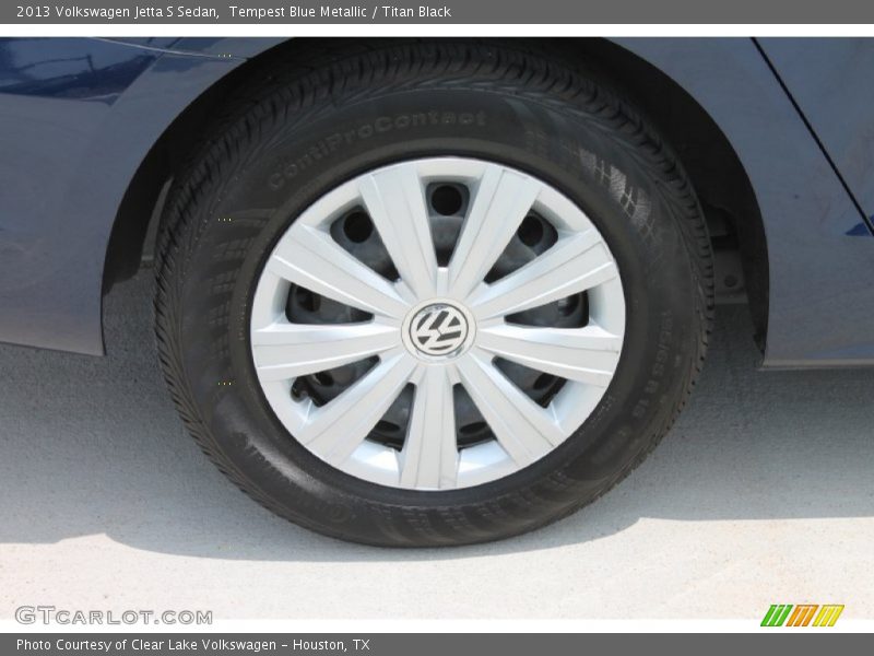 Tempest Blue Metallic / Titan Black 2013 Volkswagen Jetta S Sedan