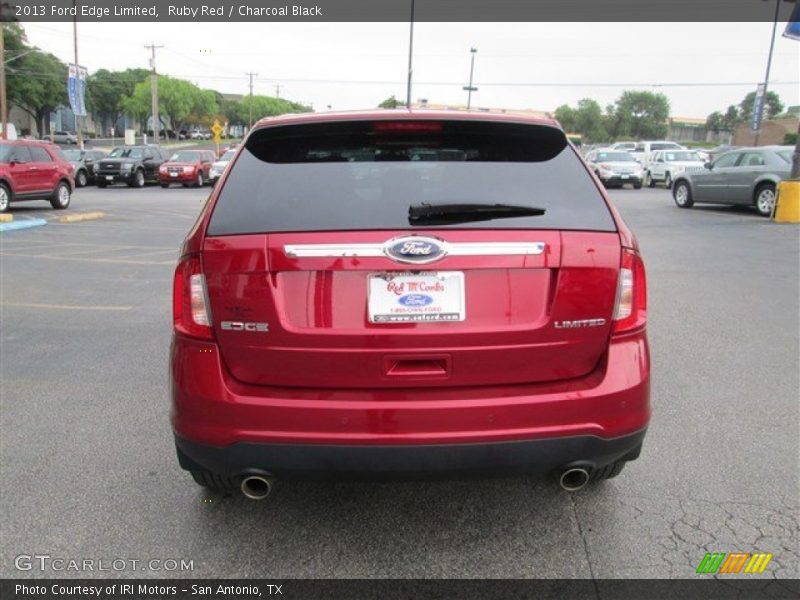 Ruby Red / Charcoal Black 2013 Ford Edge Limited