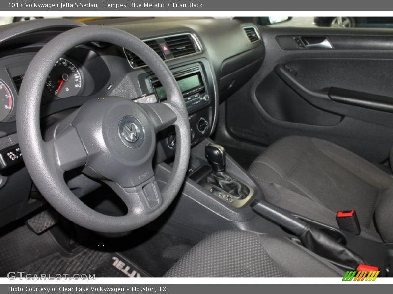 Tempest Blue Metallic / Titan Black 2013 Volkswagen Jetta S Sedan