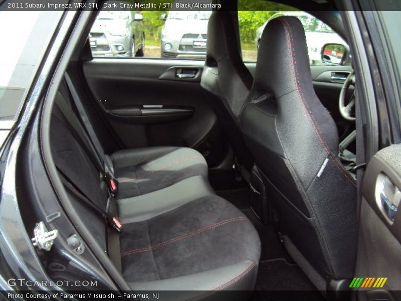 Rear Seat of 2011 Impreza WRX STi