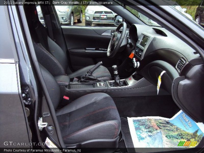 Front Seat of 2011 Impreza WRX STi