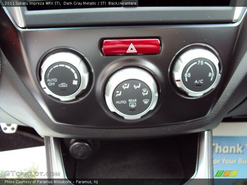 Controls of 2011 Impreza WRX STi