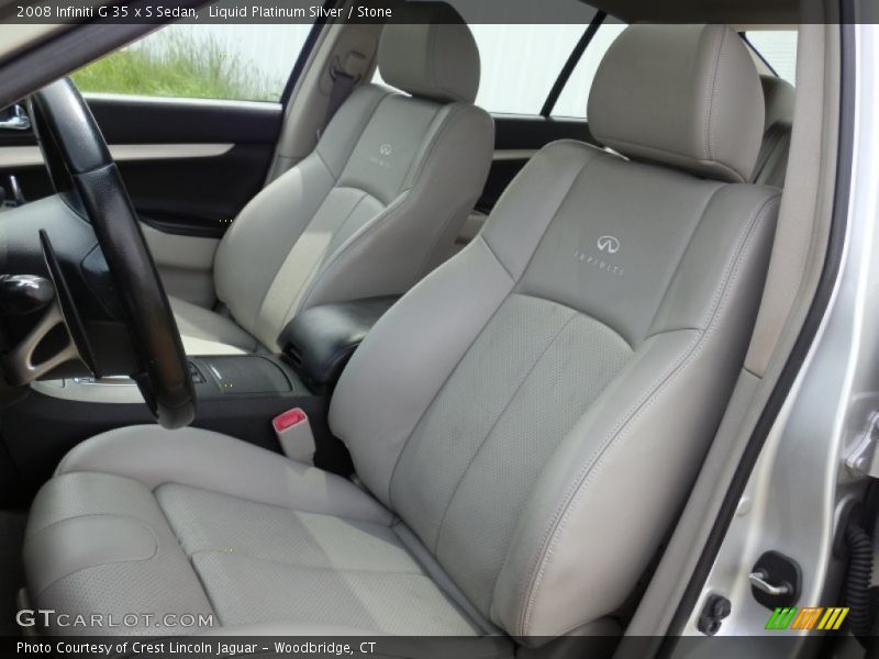 Liquid Platinum Silver / Stone 2008 Infiniti G 35 x S Sedan