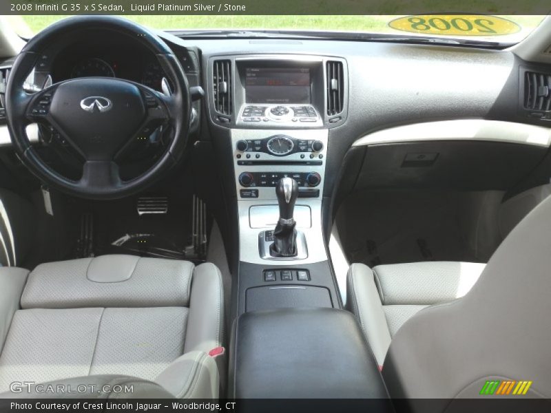 Liquid Platinum Silver / Stone 2008 Infiniti G 35 x S Sedan