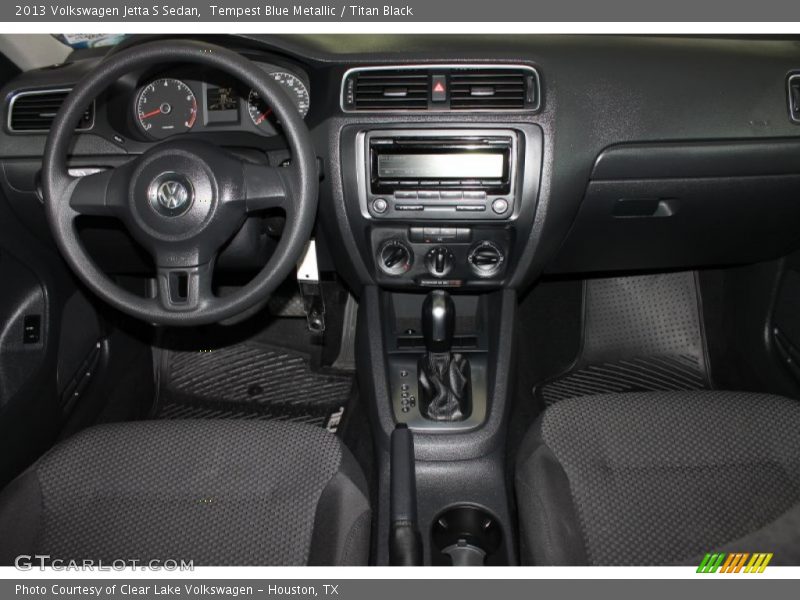 Tempest Blue Metallic / Titan Black 2013 Volkswagen Jetta S Sedan