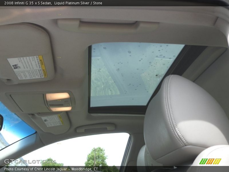 Liquid Platinum Silver / Stone 2008 Infiniti G 35 x S Sedan