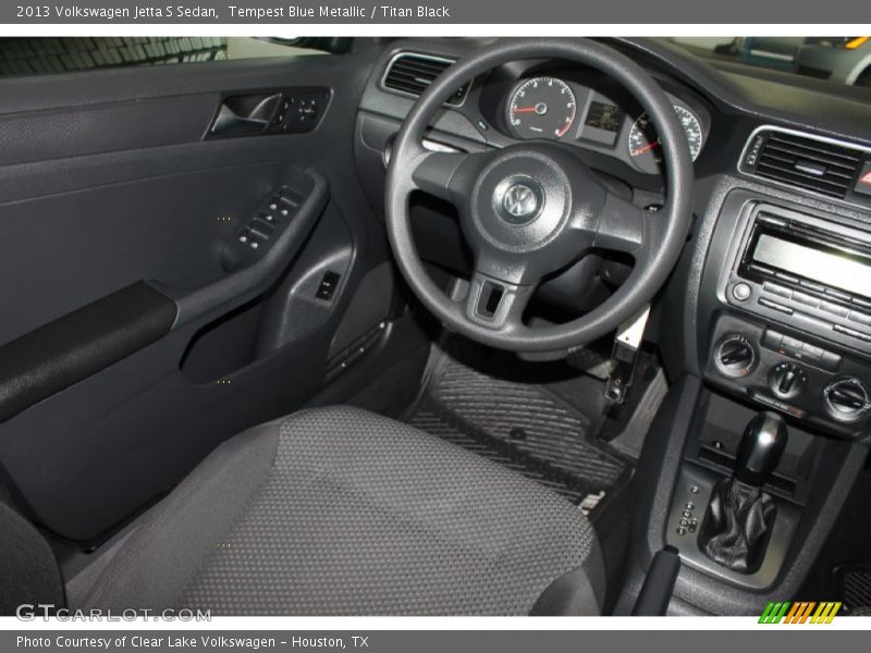 Tempest Blue Metallic / Titan Black 2013 Volkswagen Jetta S Sedan