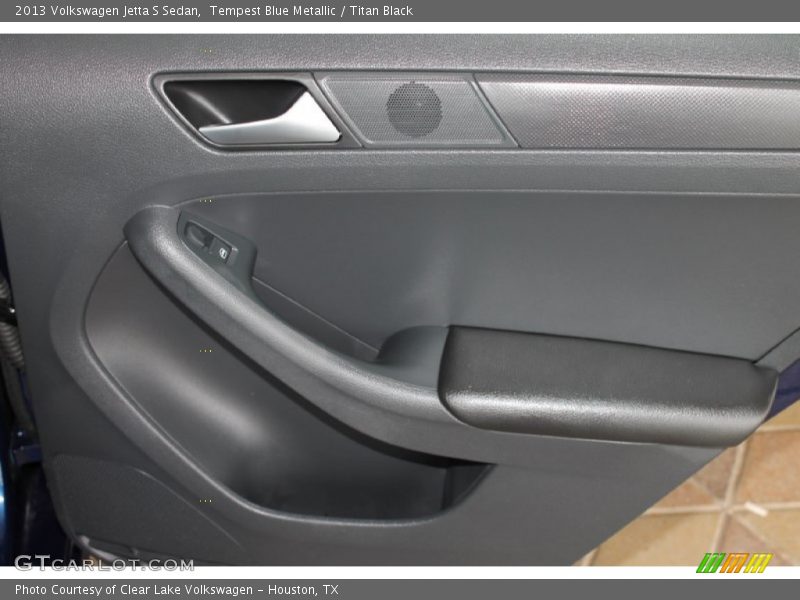 Tempest Blue Metallic / Titan Black 2013 Volkswagen Jetta S Sedan