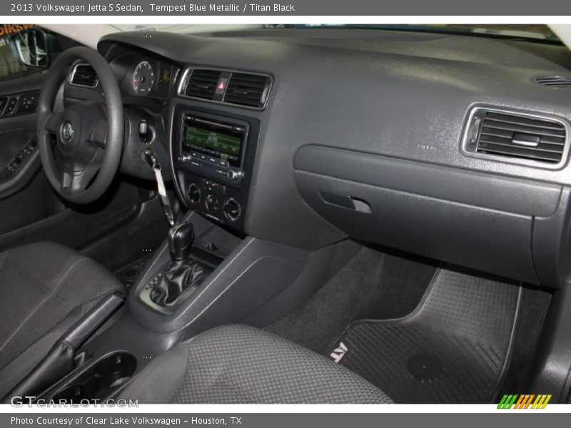 Tempest Blue Metallic / Titan Black 2013 Volkswagen Jetta S Sedan