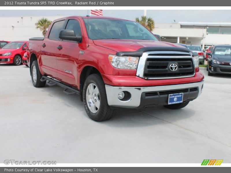 Radiant Red / Graphite 2012 Toyota Tundra SR5 TRD CrewMax