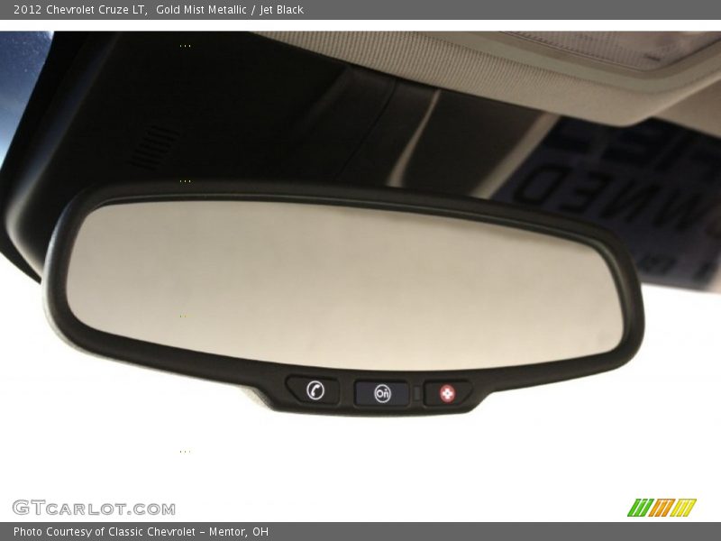 Gold Mist Metallic / Jet Black 2012 Chevrolet Cruze LT