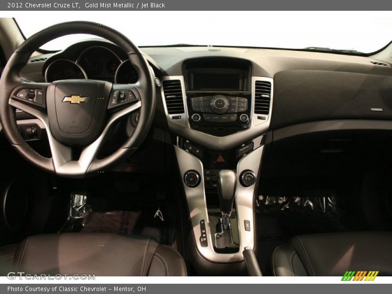 Gold Mist Metallic / Jet Black 2012 Chevrolet Cruze LT