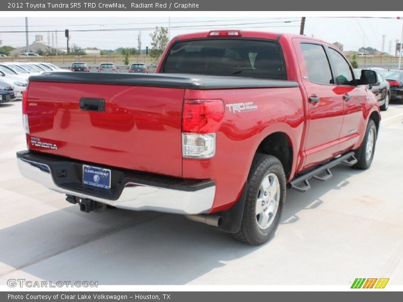 Radiant Red / Graphite 2012 Toyota Tundra SR5 TRD CrewMax