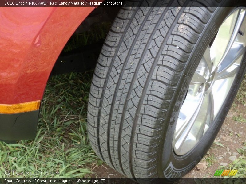 Red Candy Metallic / Medium Light Stone 2010 Lincoln MKX AWD