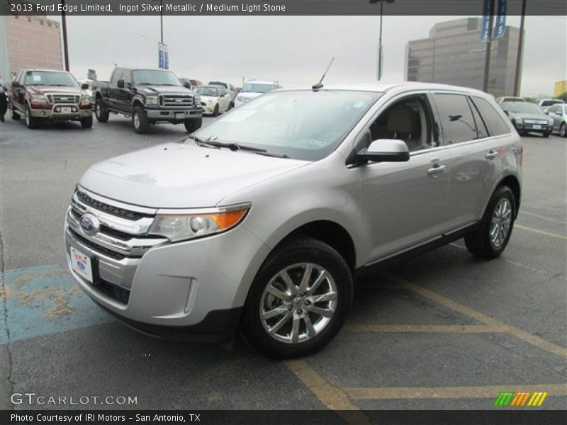 Ingot Silver Metallic / Medium Light Stone 2013 Ford Edge Limited