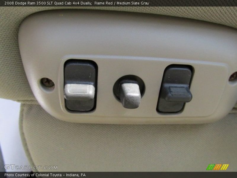 Flame Red / Medium Slate Gray 2008 Dodge Ram 3500 SLT Quad Cab 4x4 Dually