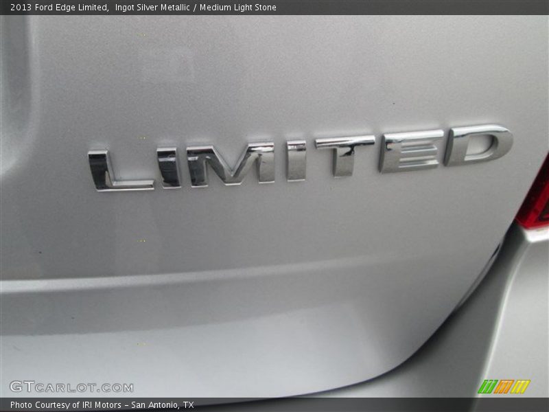 Ingot Silver Metallic / Medium Light Stone 2013 Ford Edge Limited