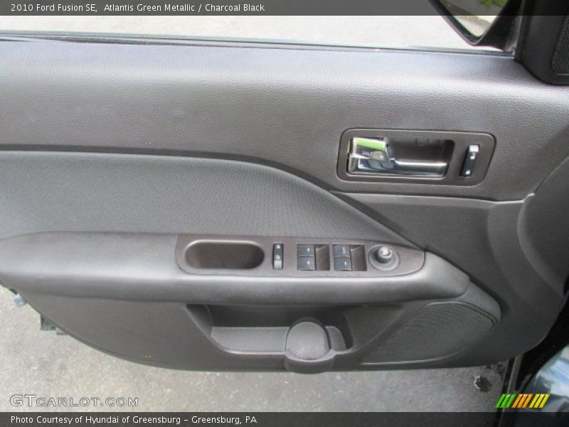 Atlantis Green Metallic / Charcoal Black 2010 Ford Fusion SE