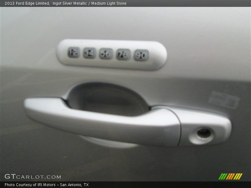 Ingot Silver Metallic / Medium Light Stone 2013 Ford Edge Limited