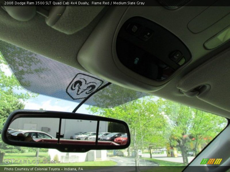 Flame Red / Medium Slate Gray 2008 Dodge Ram 3500 SLT Quad Cab 4x4 Dually