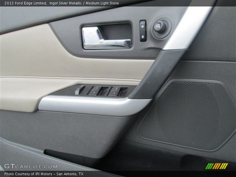 Ingot Silver Metallic / Medium Light Stone 2013 Ford Edge Limited