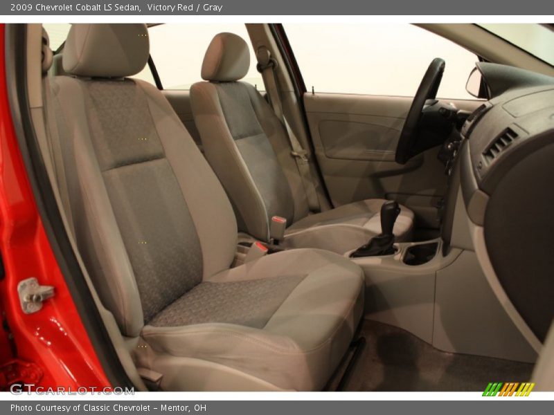 Victory Red / Gray 2009 Chevrolet Cobalt LS Sedan