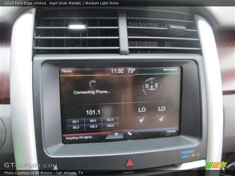 Ingot Silver Metallic / Medium Light Stone 2013 Ford Edge Limited