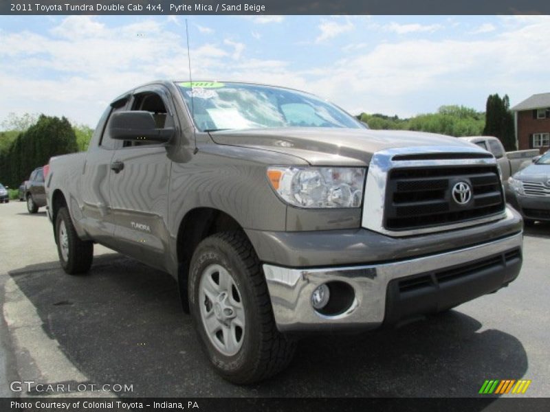 Pyrite Mica / Sand Beige 2011 Toyota Tundra Double Cab 4x4