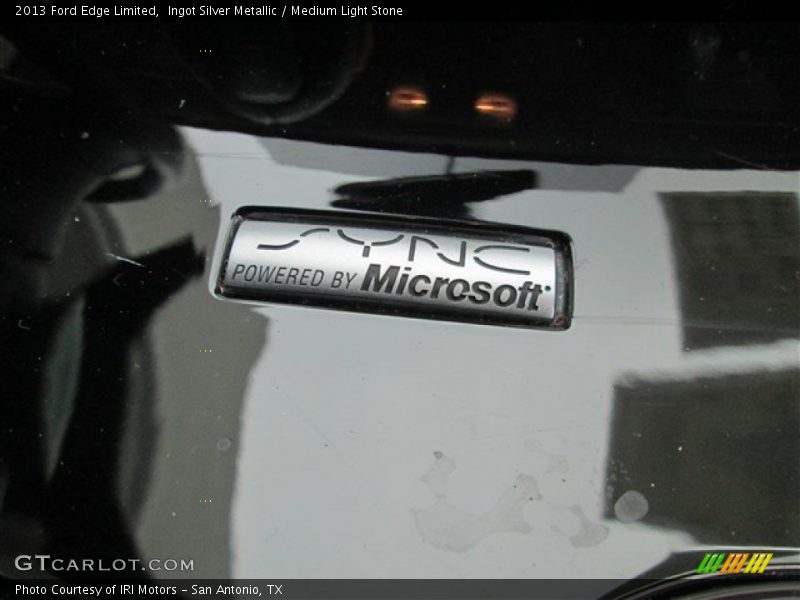 Ingot Silver Metallic / Medium Light Stone 2013 Ford Edge Limited
