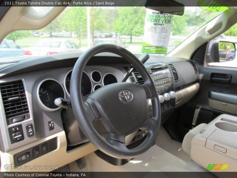 Pyrite Mica / Sand Beige 2011 Toyota Tundra Double Cab 4x4