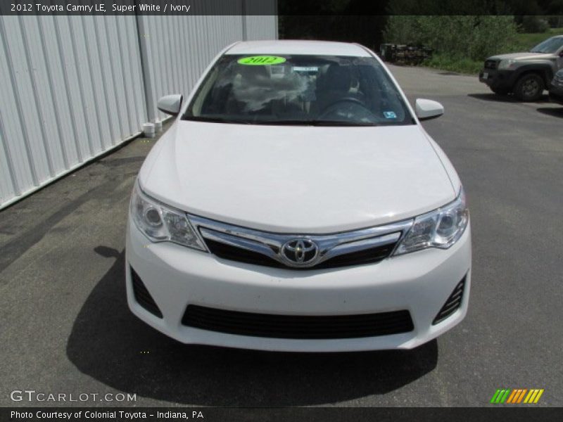 Super White / Ivory 2012 Toyota Camry LE