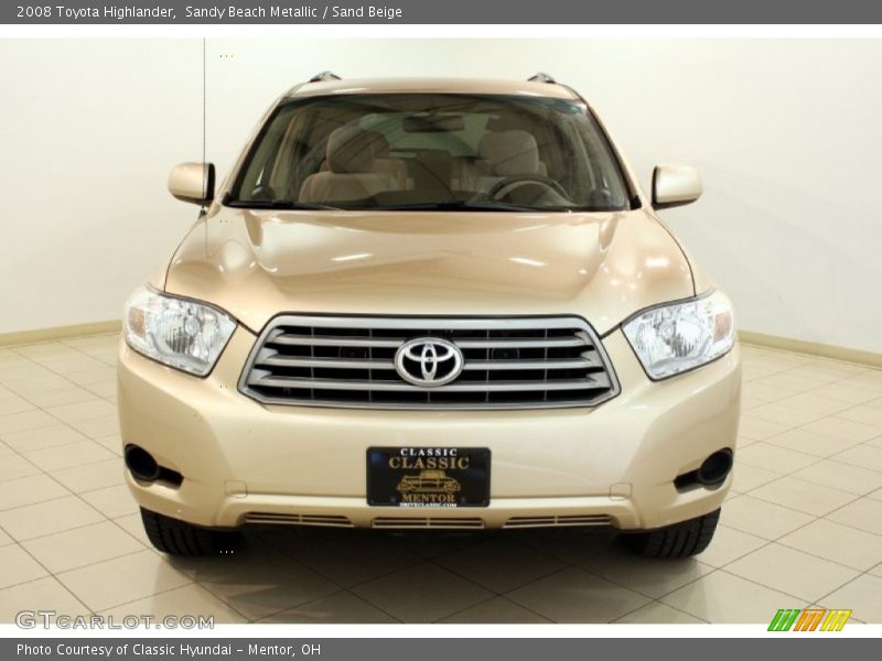 Sandy Beach Metallic / Sand Beige 2008 Toyota Highlander