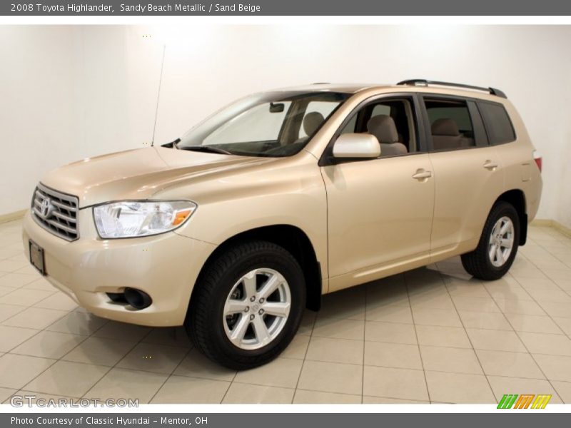 Sandy Beach Metallic / Sand Beige 2008 Toyota Highlander