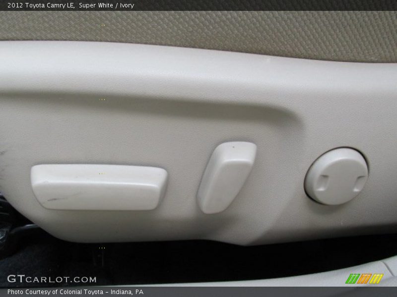 Super White / Ivory 2012 Toyota Camry LE