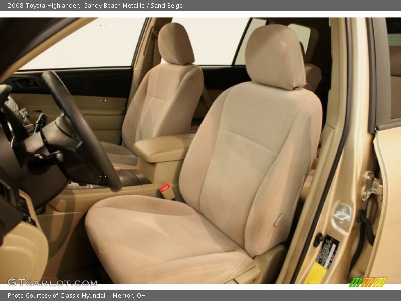 Sandy Beach Metallic / Sand Beige 2008 Toyota Highlander