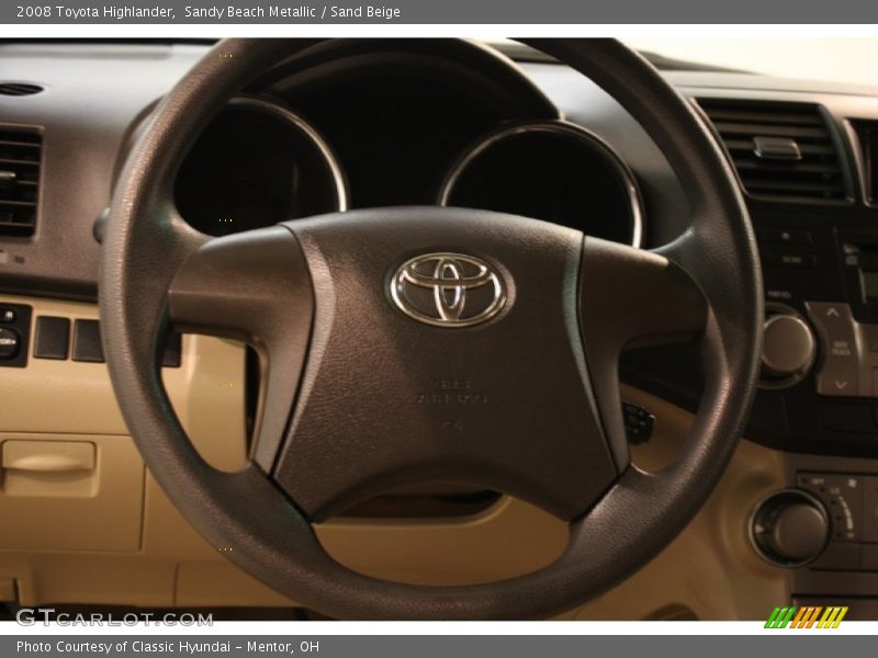 Sandy Beach Metallic / Sand Beige 2008 Toyota Highlander