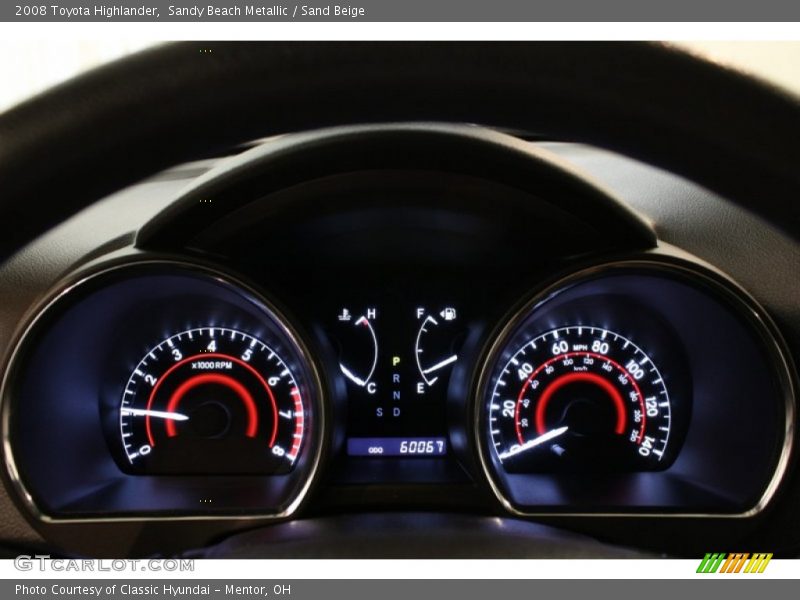 Sandy Beach Metallic / Sand Beige 2008 Toyota Highlander