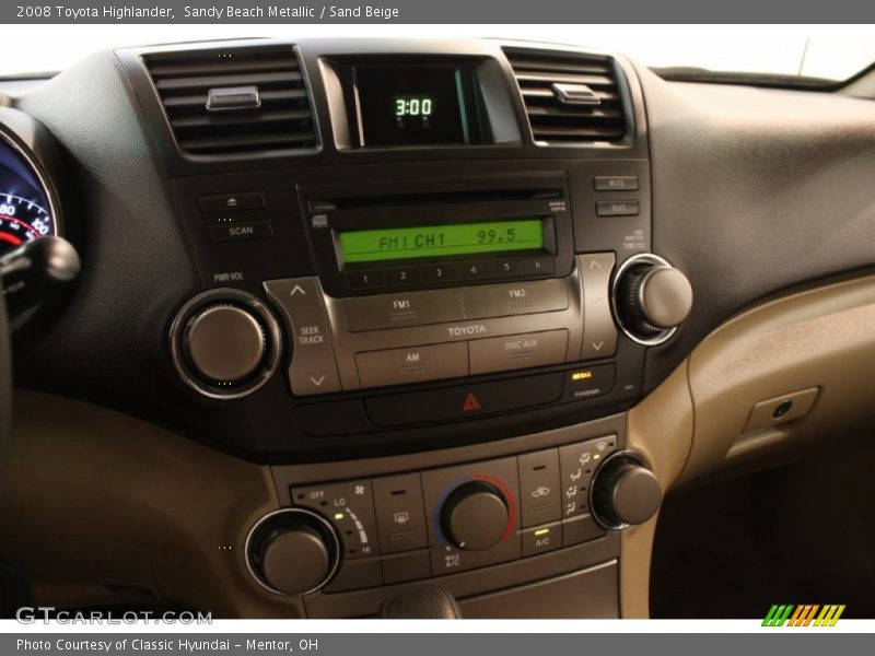 Sandy Beach Metallic / Sand Beige 2008 Toyota Highlander