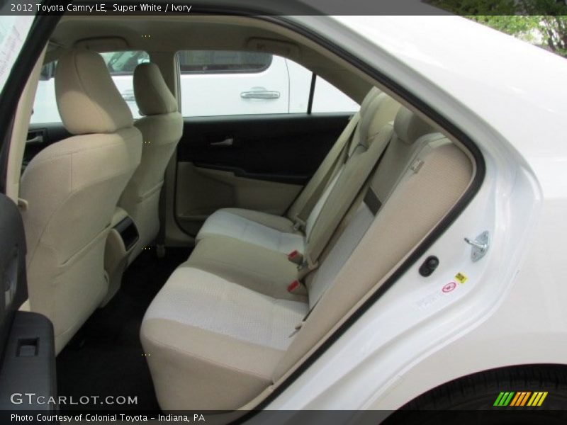 Super White / Ivory 2012 Toyota Camry LE