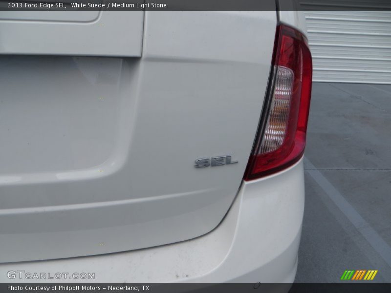 White Suede / Medium Light Stone 2013 Ford Edge SEL