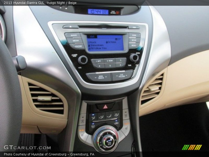 Indigo Night / Beige 2013 Hyundai Elantra GLS