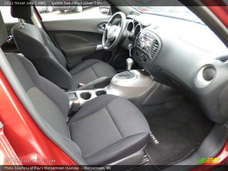 Cayenne Red / Black/Silver Trim 2011 Nissan Juke S AWD