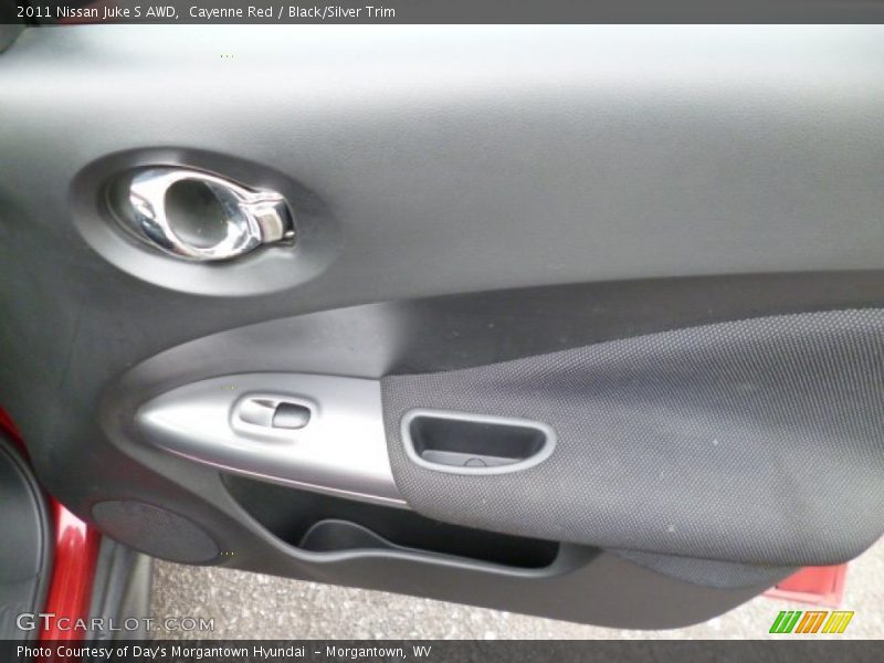 Cayenne Red / Black/Silver Trim 2011 Nissan Juke S AWD