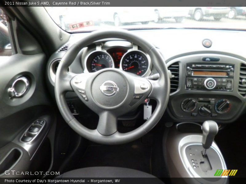 Cayenne Red / Black/Silver Trim 2011 Nissan Juke S AWD