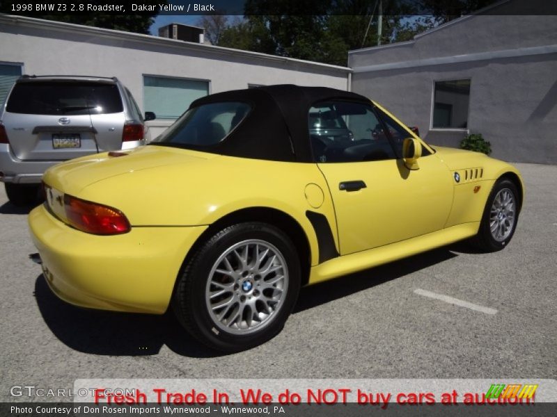 Dakar Yellow / Black 1998 BMW Z3 2.8 Roadster