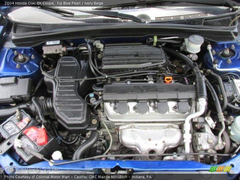  2004 Civic EX Coupe Engine - 1.7L SOHC 16V VTEC 4 Cylinder